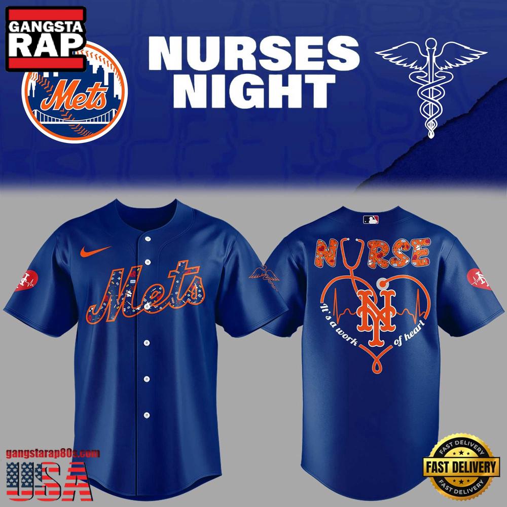 New York Mets NURSES NIGHT 2025Baseball Jersey Shirt New York Mets NURSES NIGHT 2025Baseball Jersey Shirt