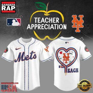 New York Mets Teacher Appreciation 2025 Baseball Jersey