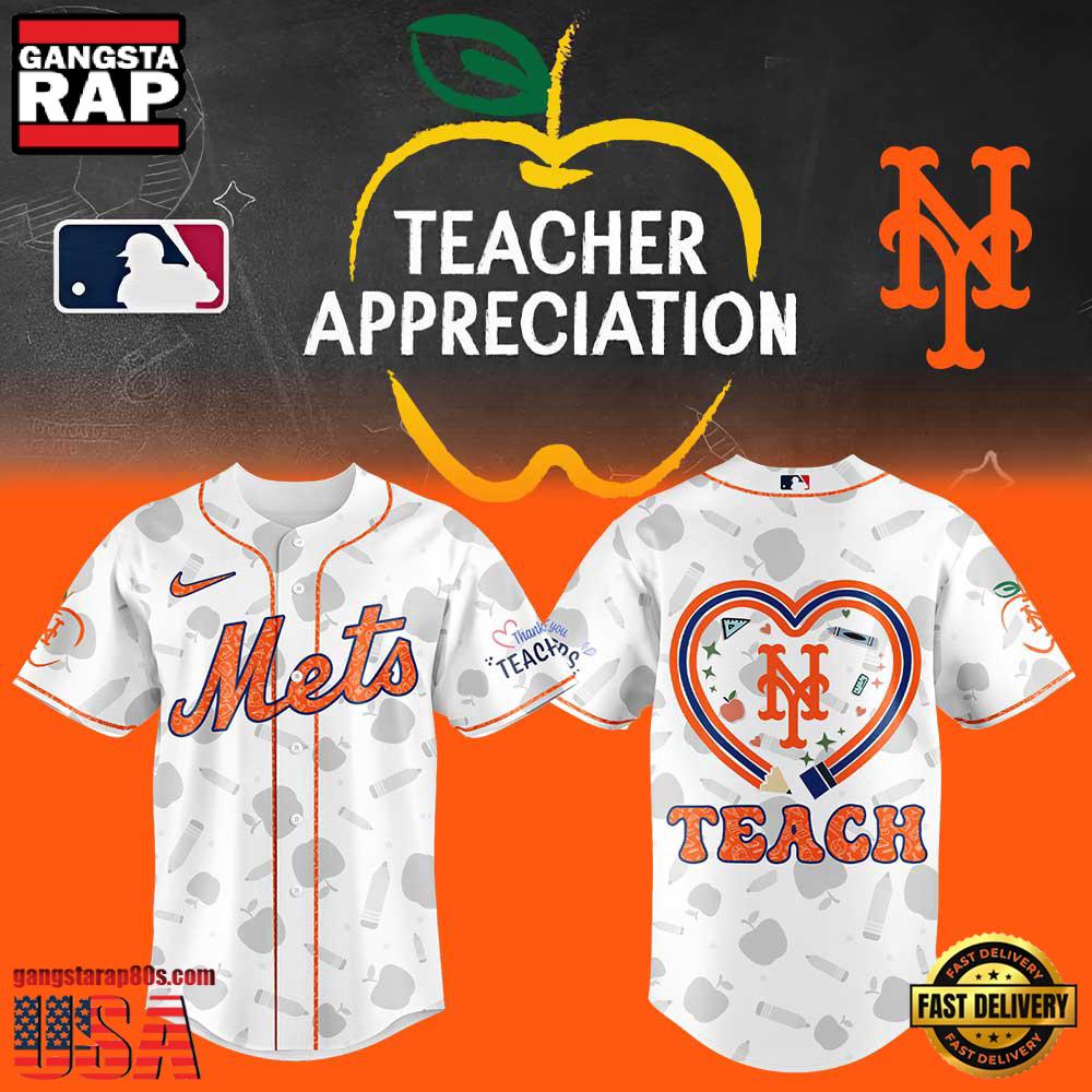 New York Mets Teacher Appreciation 2025 LimitedBaseball Jersey Shirt New York Mets Teacher Appreciation 2025 LimitedBaseball Jersey Shirt