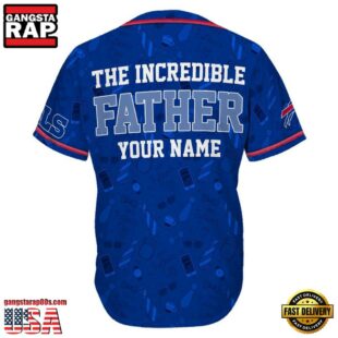 NFL Buffalo Bills The Increadible Father Baseball Jersey