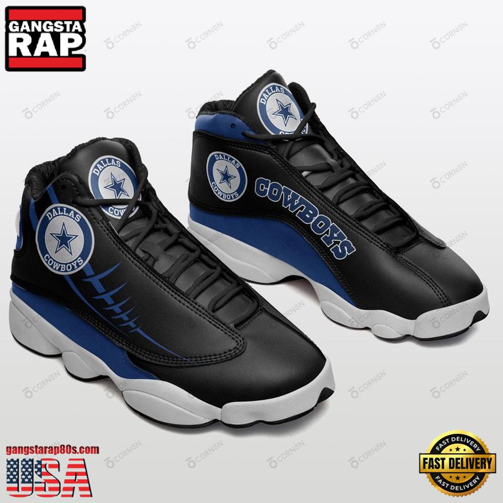 NFL Dallas Cowboys New Design Air Jordan 13 Running Sneakers Shoes For Fans NFL Dallas Cowboys New Design Air Jordan 13 Running Sneakers Shoes For Fans