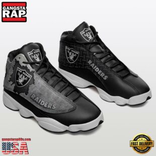 NFL Oakland Raiders Air Jordan 13 Shoes
