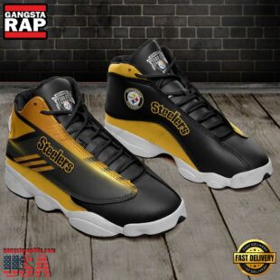 NFL Pittsburgh Steelers Air Jordan 13 Shoes For Fans