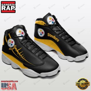 NFL Pittsburgh Steelers Football Air Jordan 13 Shoes