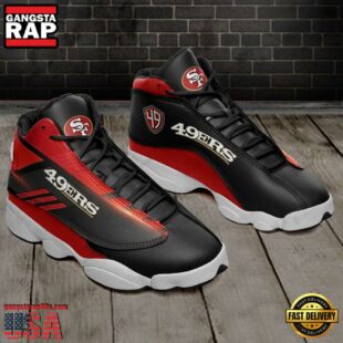 NFL San Francisco 49ers Team Air Jordan 13 Shoes