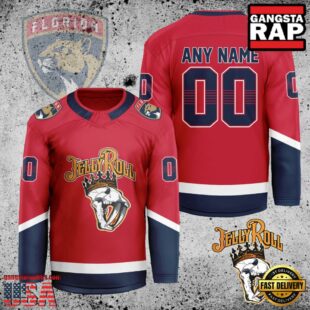 NHL Florida Panthers Jelly Roll New Custom Hockey Jersey