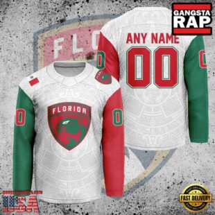 NHL Florida Panthers Mexican Heritage New Custom Hockey Jersey