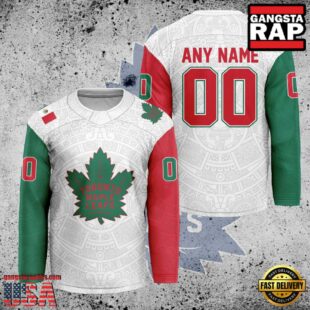 NHL Toronto Maple Leafs Mexican Heritage New Custom Hockey Jersey