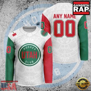 NHL Utah Hockey Club Mexican Heritage New Custom Hockey Jersey