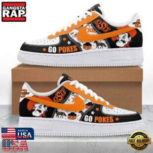 Oklahoma State Cowboys Go Pokes Air Force 1 Shoes