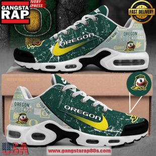 Oregon Ducks Football Custom Nike Air Max Plus