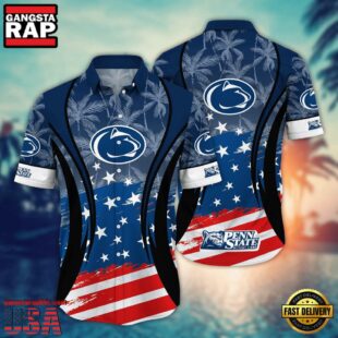Penn State Nittany Lions MLB Team Hawaiian Shirt Gift For Fans