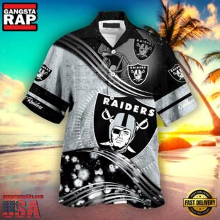 Personalized Oakland Raiders NFL Hawaiian Shirt