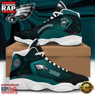 Philadelphia Eagles NFL Air Jordan 13 Shoes Gift For Men Women