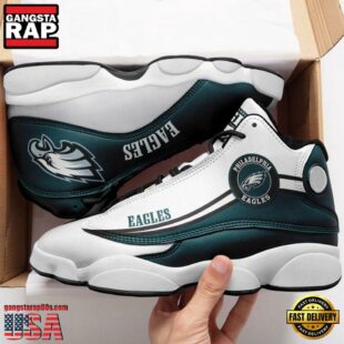 Philadelphia Eagles Team NFL Air Jordan 13 Shoes