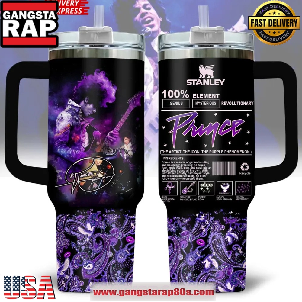Prince Purple Phenomenon Special Edition Stanley Tumbler 40oz Prince Purple Phenomenon Special Edition Stanley Tumbler 40oz