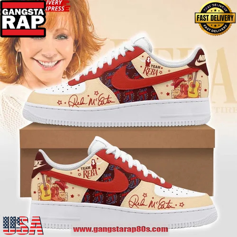 Reba McEntire Boots & Guitars Limited Edition Air Force 1 Sneakers Shoes Reba McEntire Boots & Guitars Limited Edition Air Force 1 Sneakers Shoes