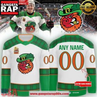 Rockford IceHogs St. Patrick’s Weekend 2025 Special Edition Hockey Jersey