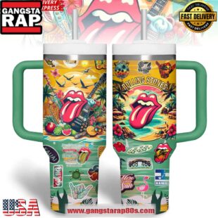 Rolling Stones Hawaiian Sunset Stanley Tumbler 40oz