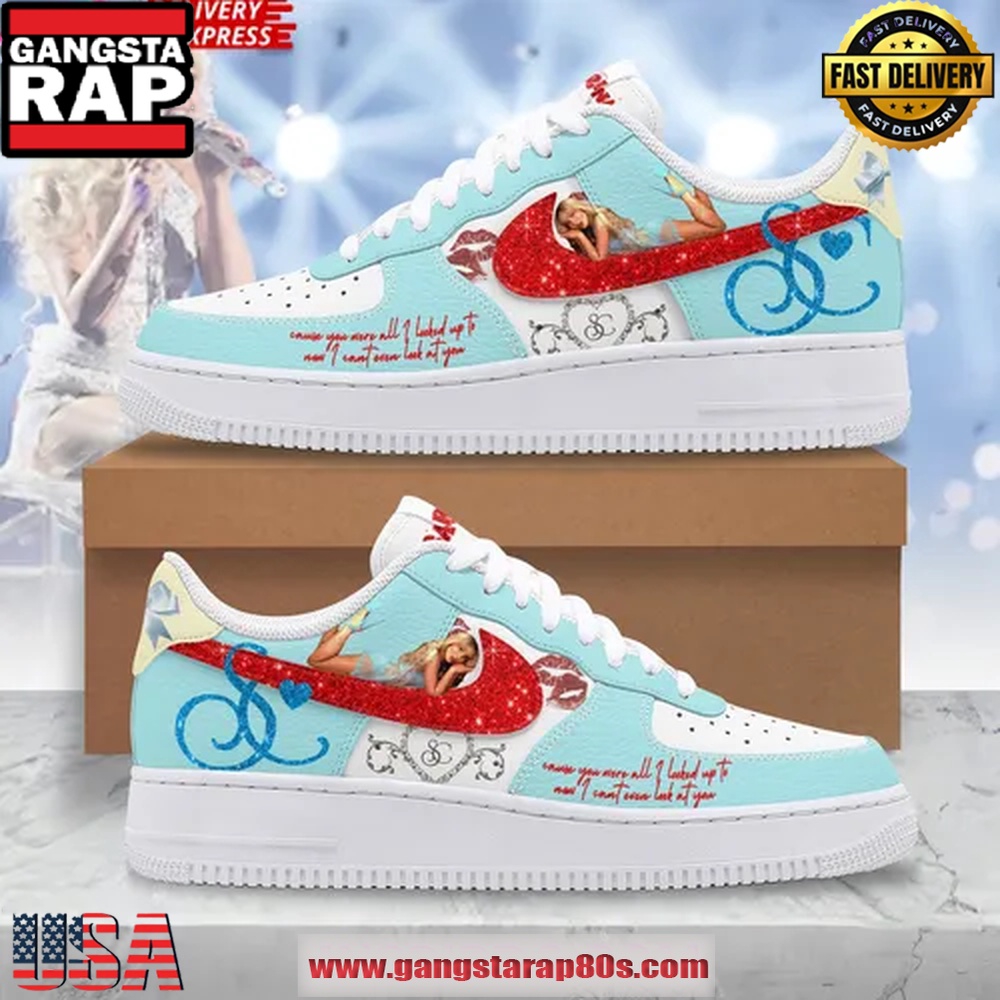 Sabrina Carpenter Limited Edition Air Force 1 Sneakers Shoes Sabrina Carpenter Limited Edition Air Force 1 Sneakers Shoes