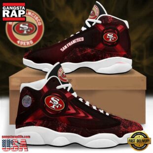 San Francisco 49ers NFL Air Jordan 13 Shoes For Fans