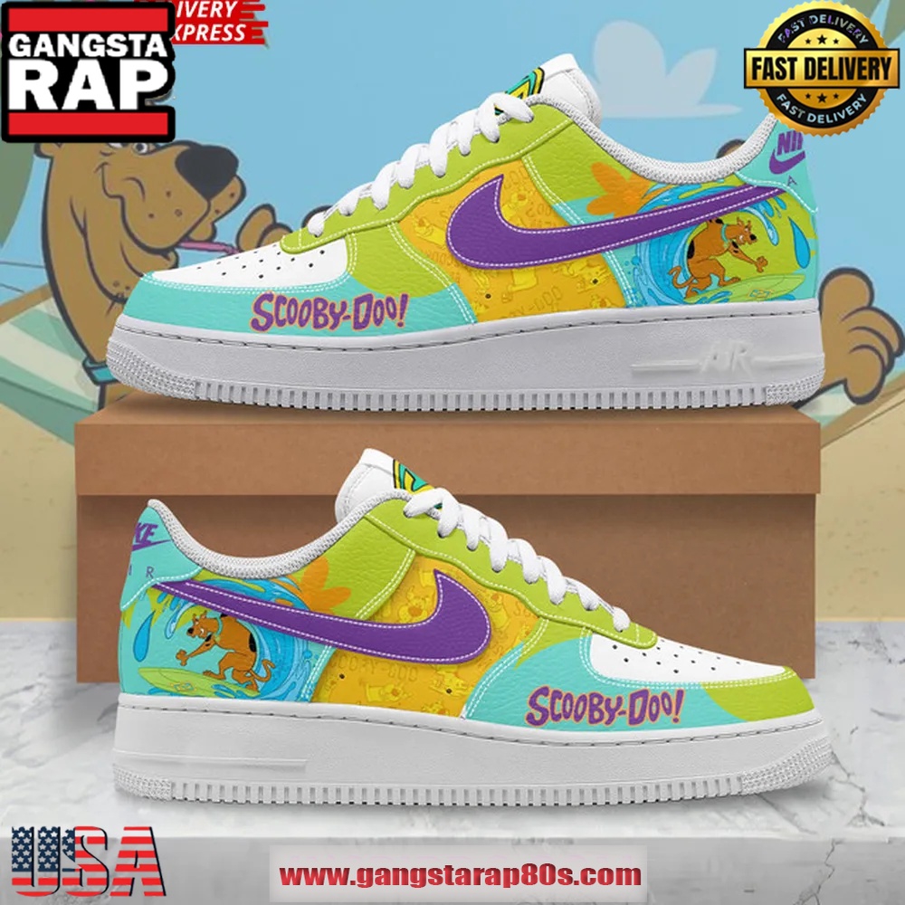 Scooby-Doo Mystery Drip Limited Nike Special Edition Air Force 1 Sneakers Shoes Scooby-Doo Mystery Drip Limited Nike Special Edition Air Force 1 Sneakers Shoes