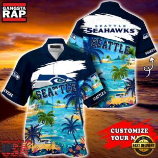 Seattle Seahawks NFL Personalized Hawaiian Shirt