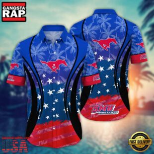 SMU Mustangs MLB Team Hawaiian Shirt Gift For Fans