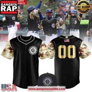 South Bend Cubs x 2025 Military Appreciation Night Custom Name Number Baseball Jersey
