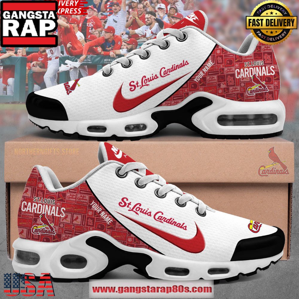 St. Louis Cardinals Custom Air Max Plus Shoes Running Sneakers St. Louis Cardinals Custom Air Max Plus Shoes Running Sneakers