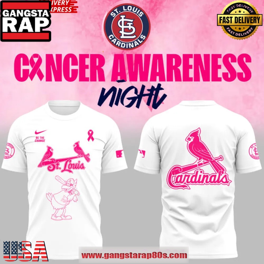 St. Louis Cardinals x Cancer Awareness Night 2025 Unisex T Shirt St. Louis Cardinals x Cancer Awareness Night 2025 Unisex T Shirt