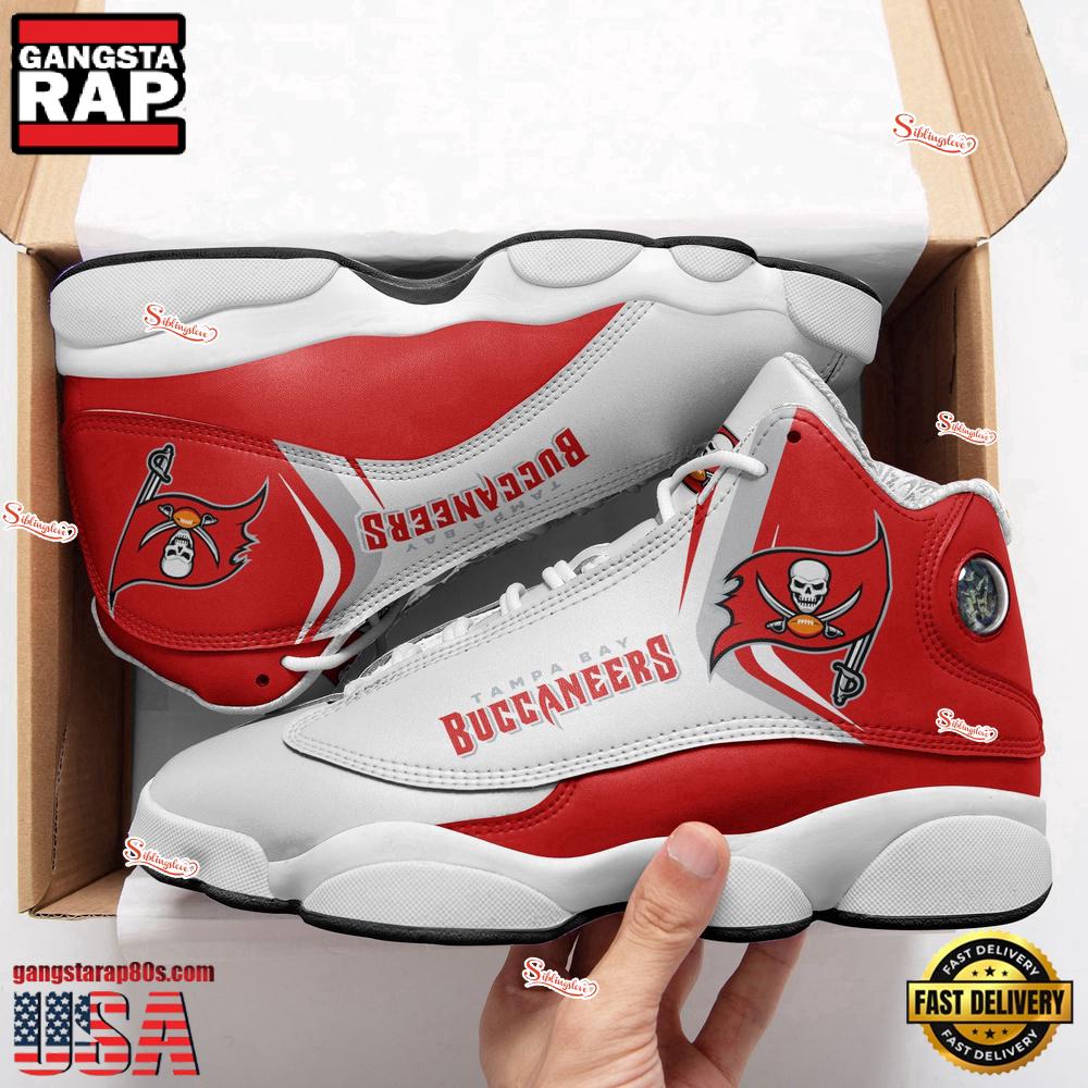 NFL Tampa Bay Buccaneers New Design Air Jordan 13 Running Sneakers Shoes For Fans NFL Tampa Bay Buccaneers New Design Air Jordan 13 Running Sneakers Shoes For Fans