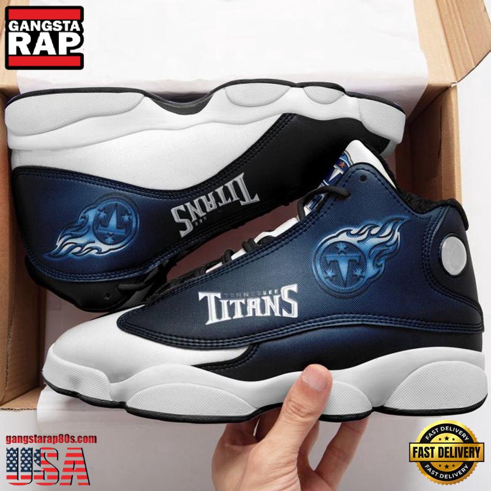 NFL Tennessee Titans Football New Design Air Jordan 13 Running Sneakers Shoes NFL Tennessee Titans Football New Design Air Jordan 13 Running Sneakers Shoes