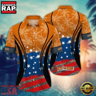Texas Longhorns MLB Team Hawaiian Shirt Gift For Fans