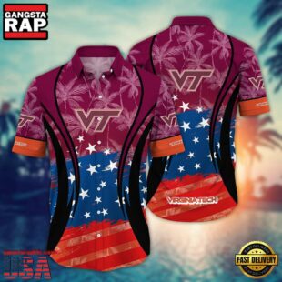 Virginia Tech Hokies MLB Team Hawaiian Shirt Gift For Fans