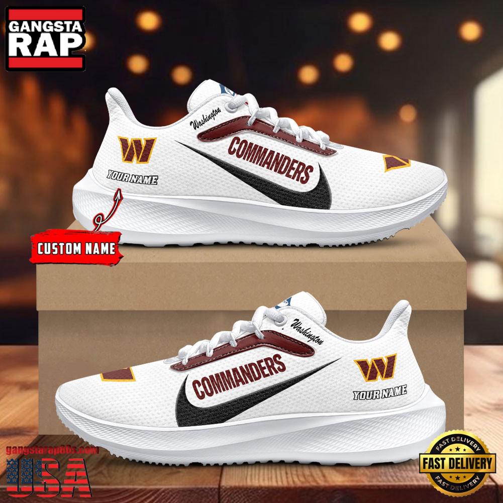 Custom Name Washington Commanders New Design Air Force 1 Shoes Running Sneakers Custom Name Washington Commanders New Design Air Force 1 Shoes Running Sneakers