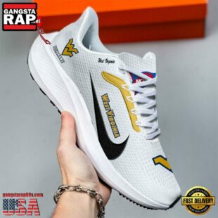 West Virginia Mountaineers Running Shoes Custom Your Name