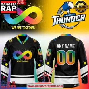 Wichita Thunder 2025 Autism Awareness Special Edition Hockey Jersey