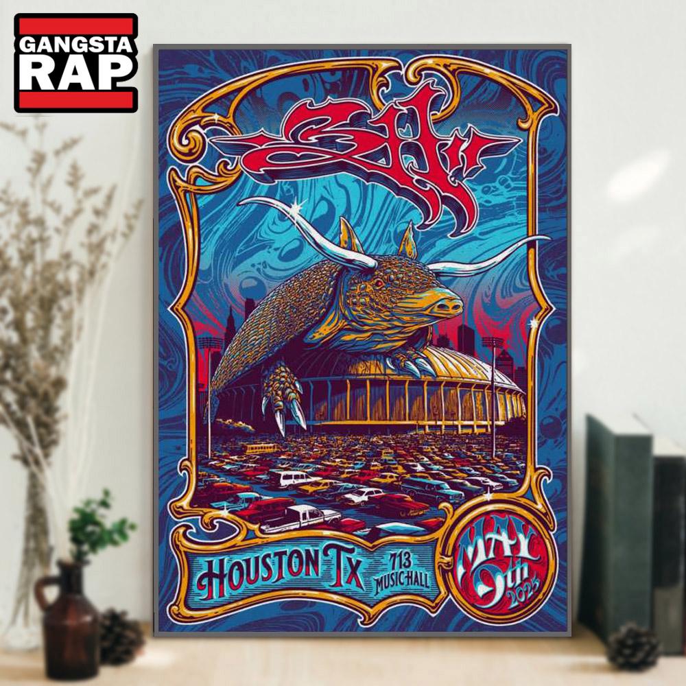 311 At 713 Music Hall In Houston, TX On May 9 2025 Tour Wall Art Poster Canvas 311 At 713 Music Hall In Houston, TX On May 9 2025 Tour Wall Art Poster Canvas