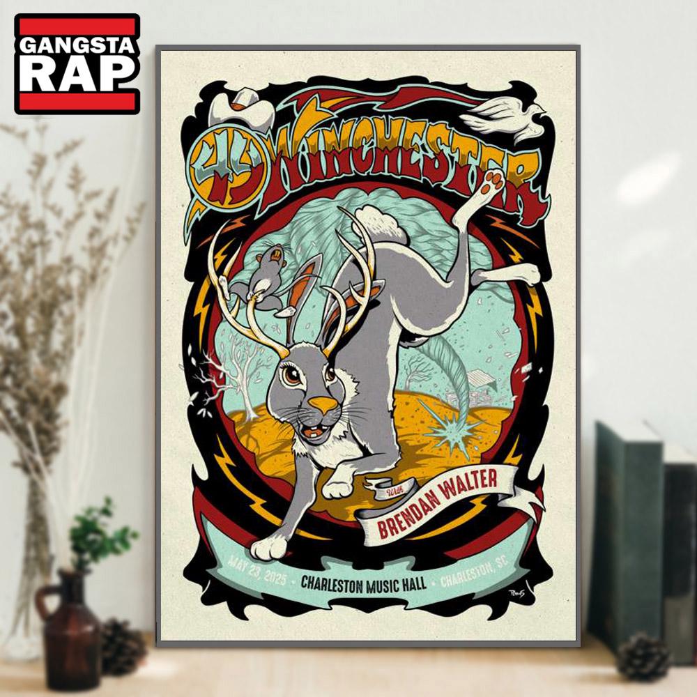 49 Winchester Charleston Music Hall Charleston, SC May 23 2025 Concert Poster Canvas Art 49 Winchester Charleston Music Hall Charleston, SC May 23 2025 Concert Poster Canvas Art