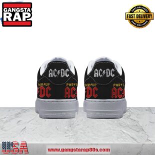 ACDC Highway To Hell Limited Edition Air Force 1 Running Sneakers Shoes