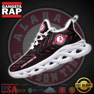 Alabama Crimson Tide Custom Name Clunky Unique Design Max Soul Shoes Running Sneakers