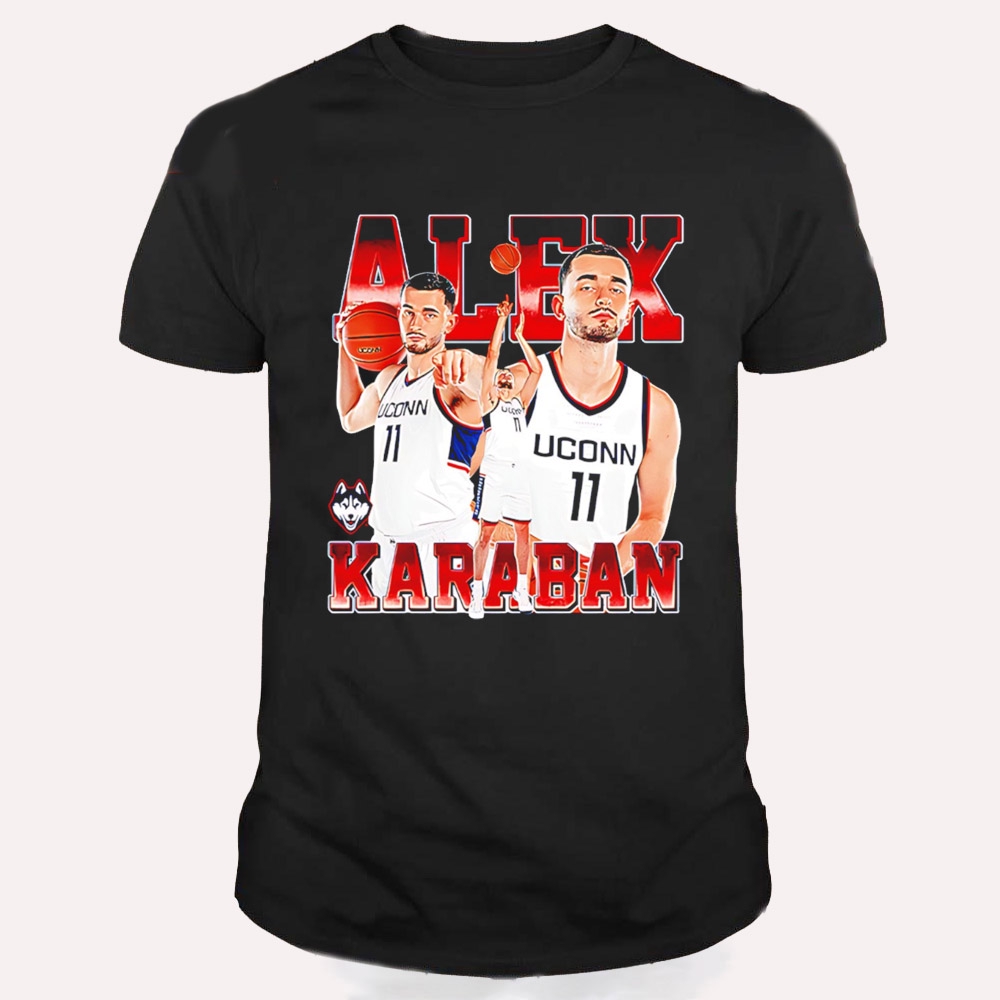 Alex Karaban Uconn Basketball Graphic T Shirt Alex Karaban Uconn Basketball Graphic T Shirt