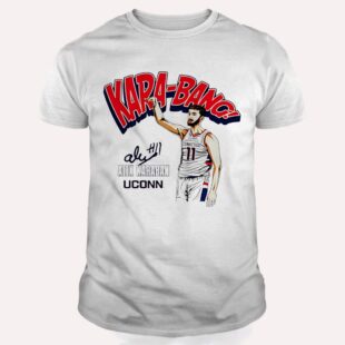 Alex Karaban Uconn Basketball Player Caricature Signature T Shirt