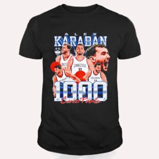 Alex Karaban Uconn Basketball Player Collage T Shirt