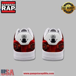 Alice In Chains Limited Edition Air Force 1 Running Sneakers Shoes