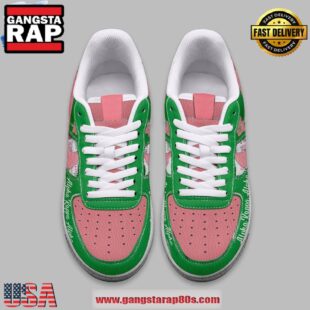Alpha Kappa Alpha Limited Edition Air Force 1 Running Sneakers Shoes