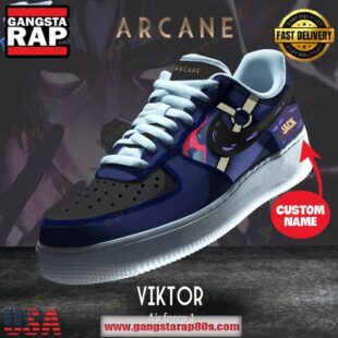 Arcane Viktor Limited Edition Air Force 1 Running Sneakers Shoes