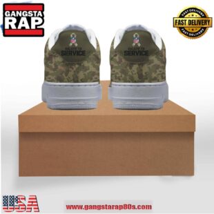 Arizona Cardinals Salute To Service 2024 Limited Edition Air Force 1 Running Sneakers Shoes
