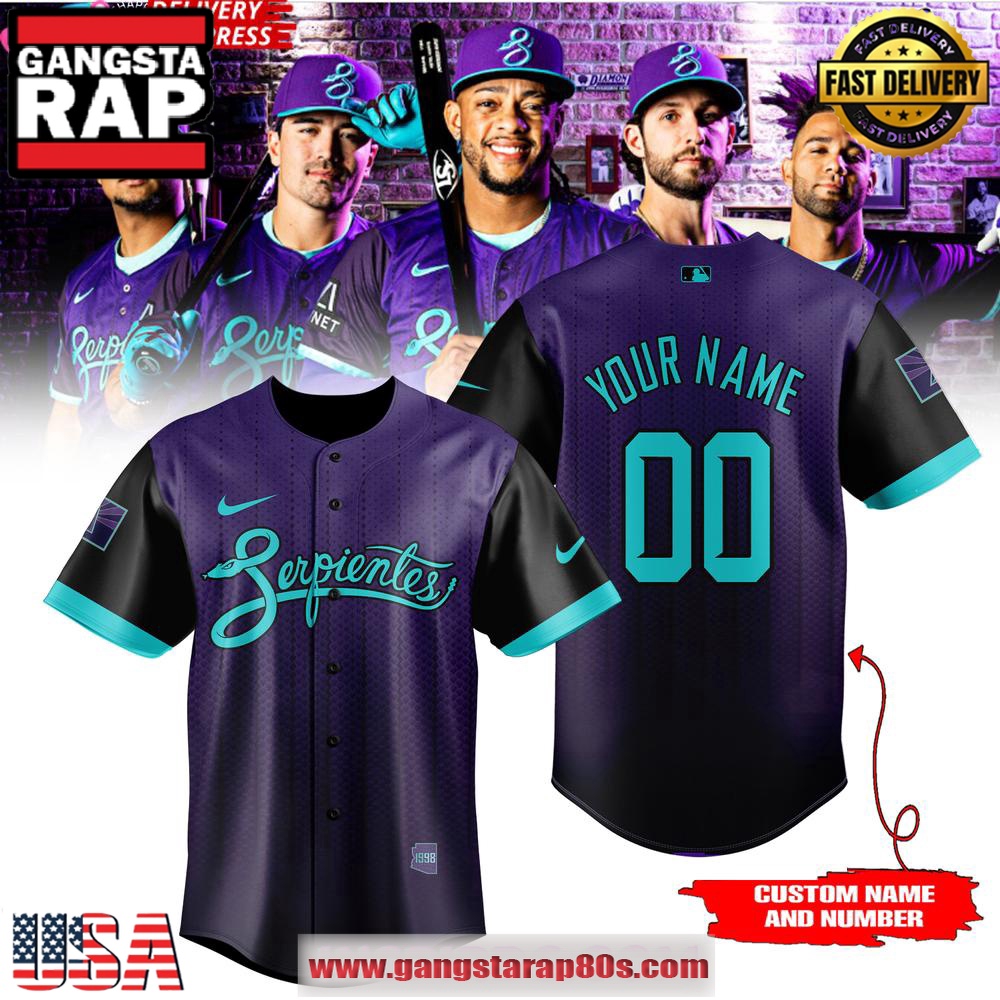 Arizona Diamondbacks 2025 City Connect Limited Custom Baseball Jersey Shirt Arizona Diamondbacks 2025 City Connect Limited Custom Baseball Jersey Shirt